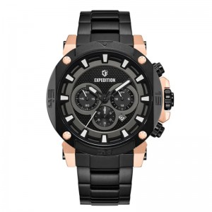 Expedition 6606 Rosegold Black Steel MCBBRBA